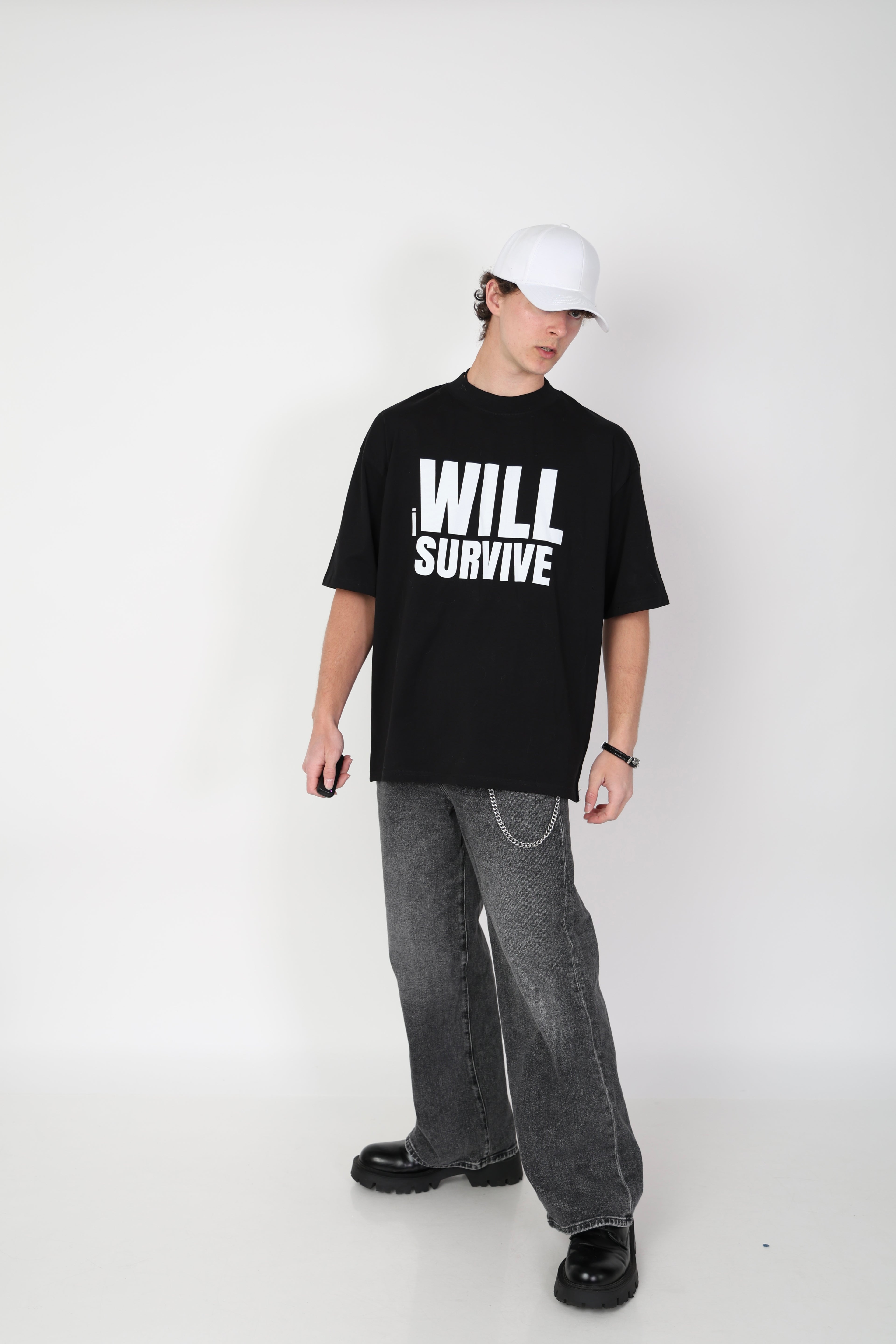 Obsidian Black - Casual Streetwear Baggy & Weighted Collection