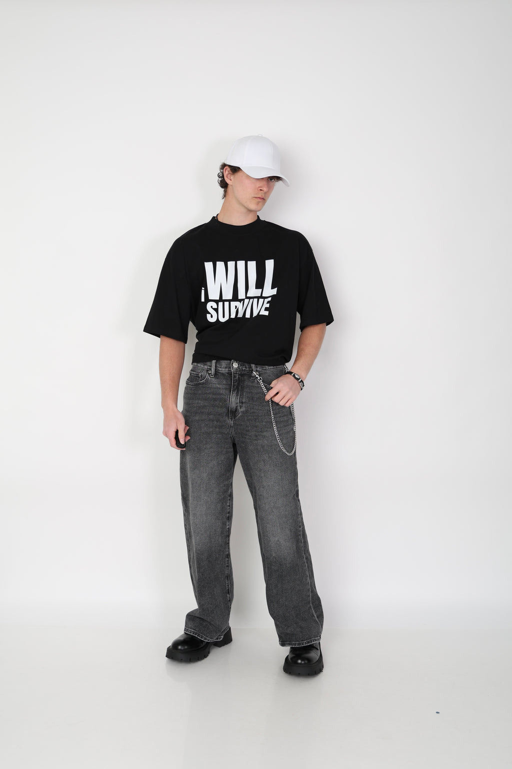 Obsidian Black - Casual Streetwear Baggy & Weighted Collection